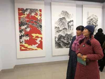 凉山·雅安美术作品联展在雅安市文化馆隆重开幕